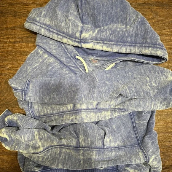 FP Movement Playbook Cropped Hoodie - Washed Blue - Size: XS - Picture 6 of 7